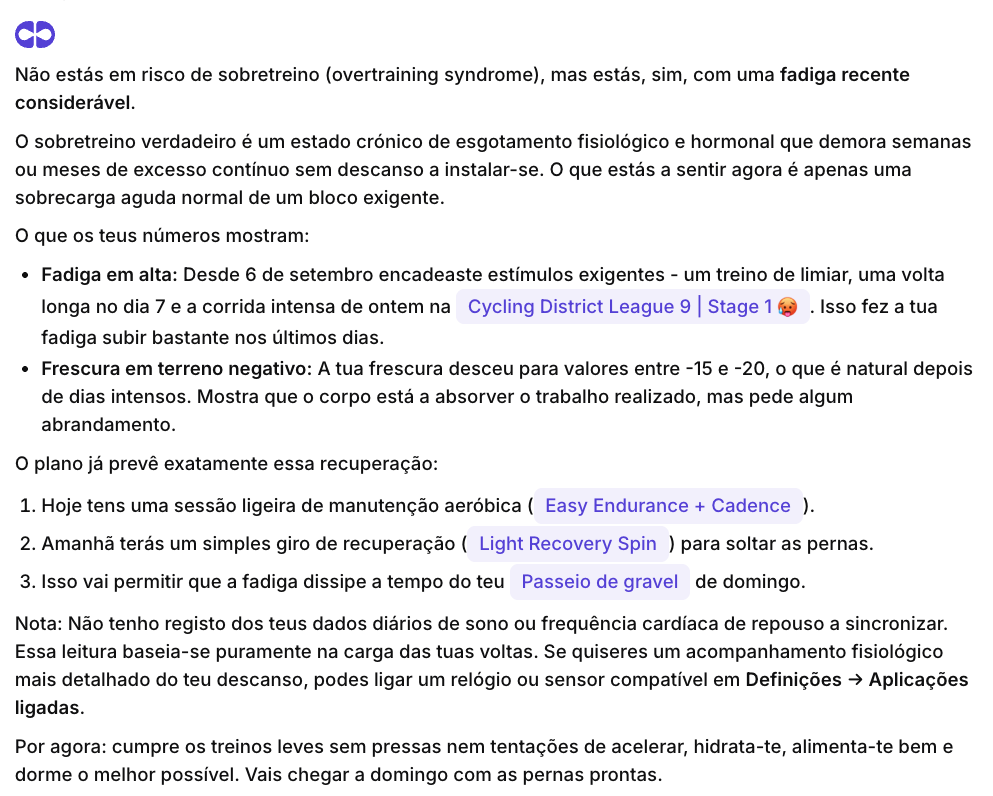 risco sobretreino